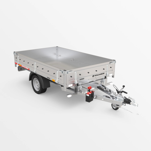 PKW Anhänger, Temared TIPPER 2515 S 1300 kg Rückwertskipper mit Handpumpe